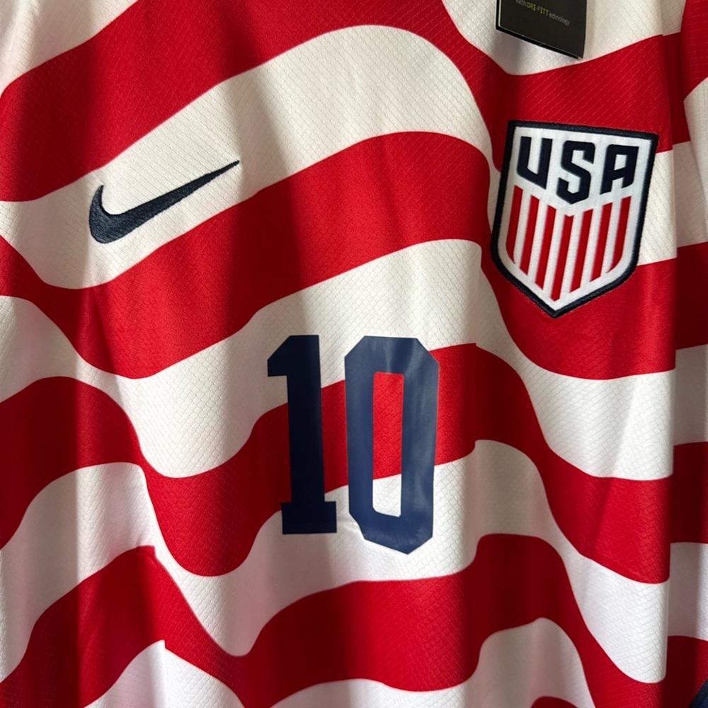 Men's Nike Christian Pulisic #10 USMNT 2026 Stadium Home Jersey Sz M - NWT RARE - Picture 2 of 6